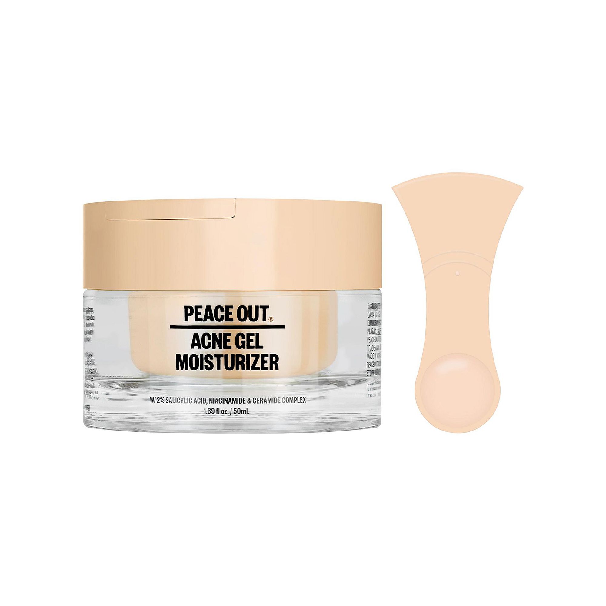 Peace Out 2% Salicylic Acid Acne Gel Moisturizer, Size: .3 Oz, None