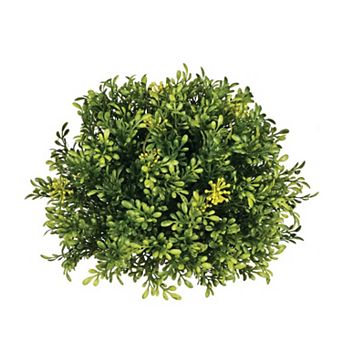 Sullivan's Tea Leaf and Berry Half Orb Artificial Plant