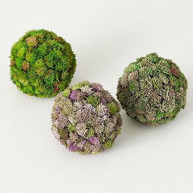 Sullivan's 3-pc. Colorful Sedum Orb Artificial Plant Set