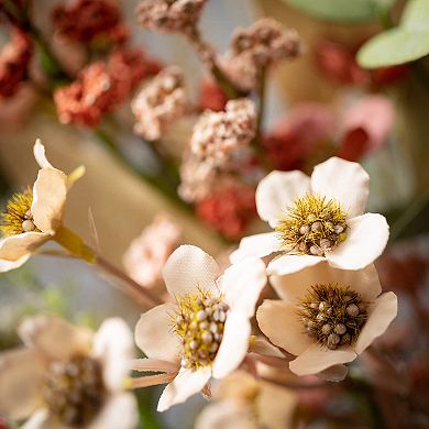 Sullivan's Rust Flower Eucalyptus Orb Artificial Plant