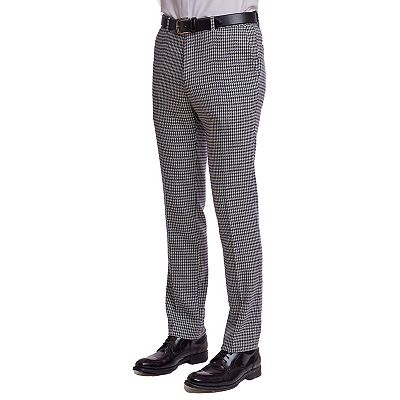 Black Mens Casual Stretch Pants, Cotton Summer Pants for Men
