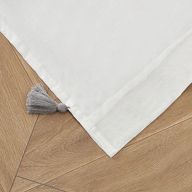 Greenland Home Fashions Monterrey Antique White Set of 2 Window Curtain Panels