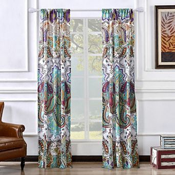 Greenland Home Fashions Nirvana Set of 2 Window Curtain Panels