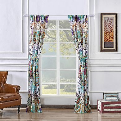 Greenland Home Fashions Nirvana Set of 2 Window Curtain Panels