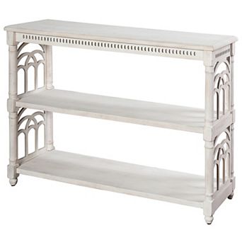 Distressed 3 tier Console Table