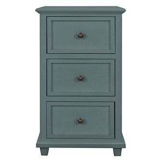 Three Drawer Side Table