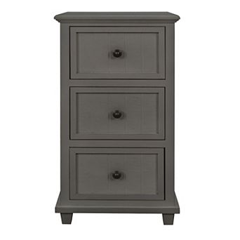 Three Drawer Side Table