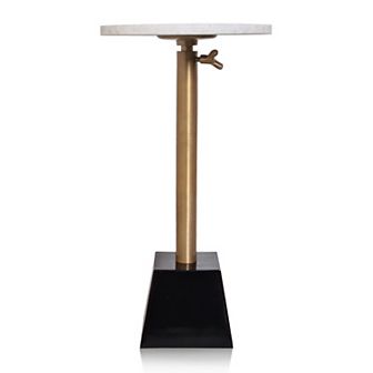 Dann Foley Lifestyle Marble Top Drink Table