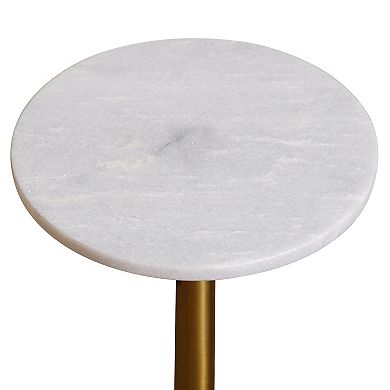 Dann Foley Lifestyle Marble Top Drink Table