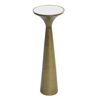 Spun Gold Marble Top Drinking Table