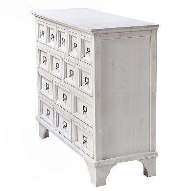 Shabby Chic 15-Drawer Apothecary Cabinet
