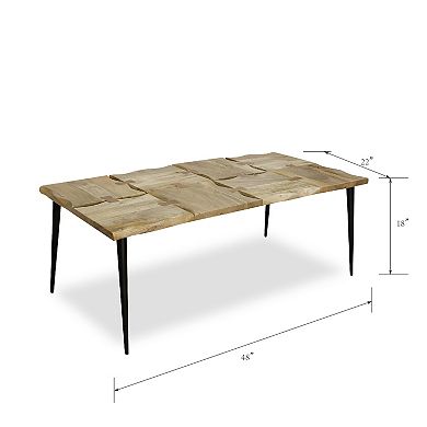 Logan Live Edge Butterfly Joinery Coffee Table