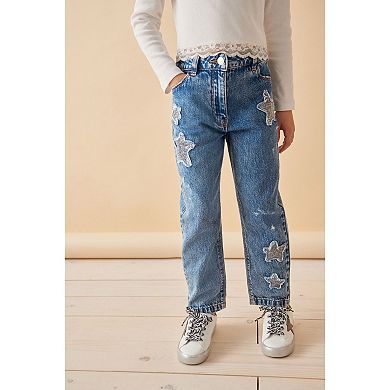 Girls 4-12 NEXT Embroidered Star Jean