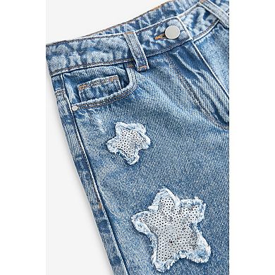 Girls 4-12 NEXT Embroidered Star Jean