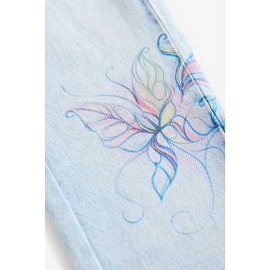 Girls 4-12 NEXT Floral Printed Mom Jean