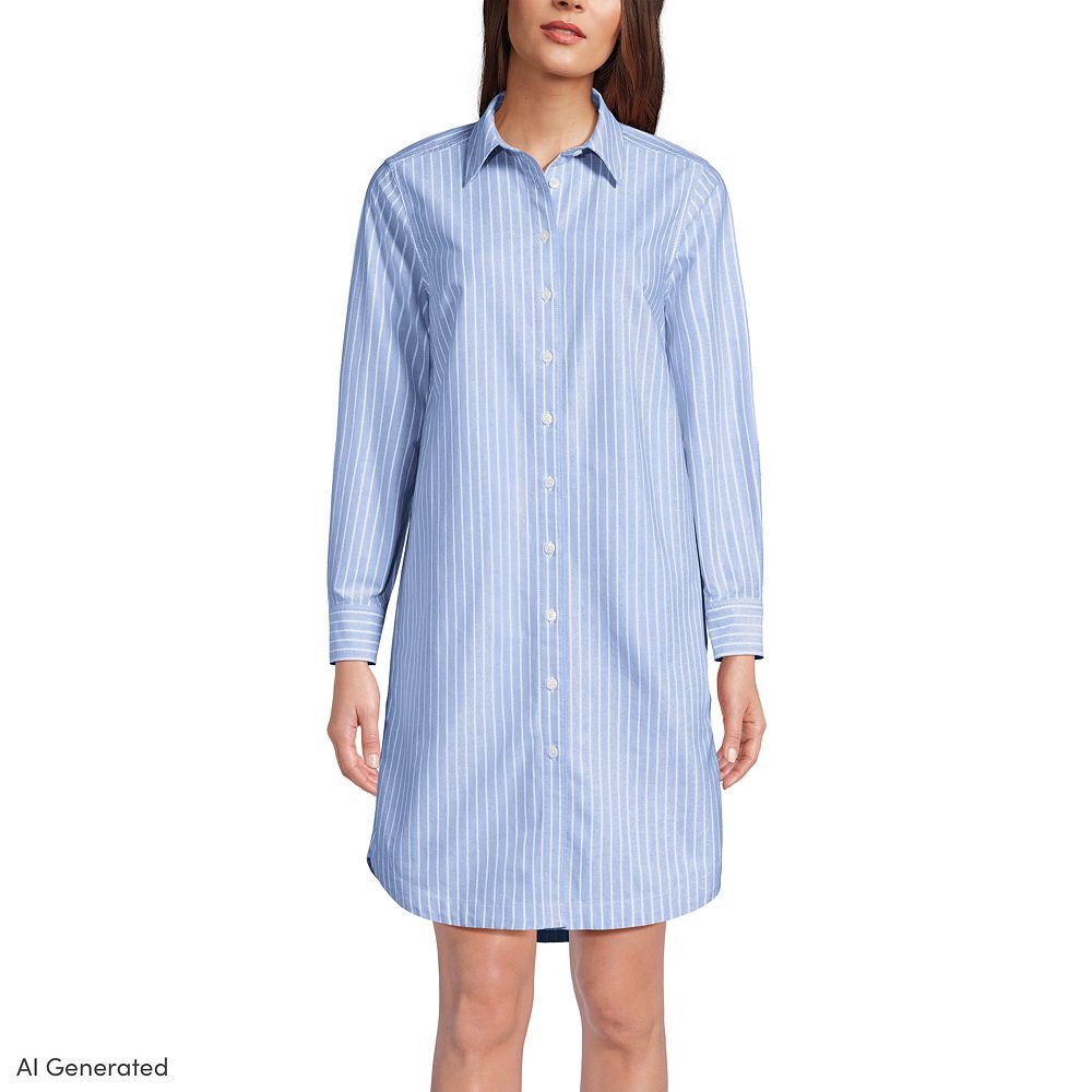lands end shirt dress Women's Sleeveless Eyelet Dolman sleeves and a turn Lands' End | Tops |