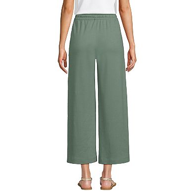 Women's Lands' End Sport Knit Cropped Pants