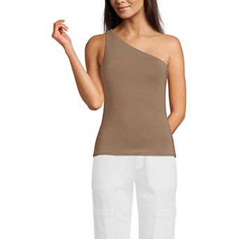 Women's Lands' End Slender One-Shoulder Top
