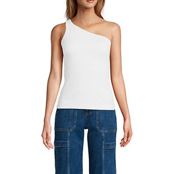 Women's Lands' End Slender One-Shoulder Top