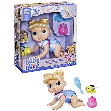 Baby Alive Crawl 'n Play Harper Hugs 10.75" Baby Doll Playset by Hasbro