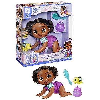 Baby Alive Crawl 'n Play Tilly Tinker 10.75" Baby Doll Playset by Hasbro