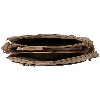 GAL Multi-Compartment Camera Crossbody Handbag