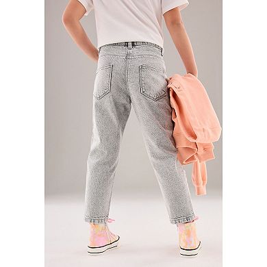 Girls 4-12 NEXT Distressed Mom Jean