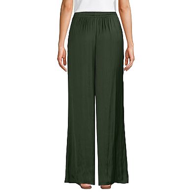 Women's Lands' End Wide Leg Palazzo Pants