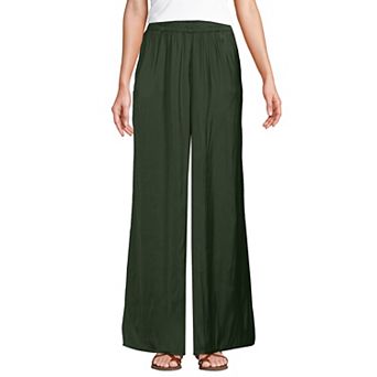 Women's Lands' End Wide Leg Palazzo Pants