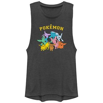 Juniors' Pokemon Eeveelutions Group Graphic Tank Top
