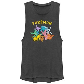 Juniors' Pokemon Eeveelutions Group Graphic Tank Top