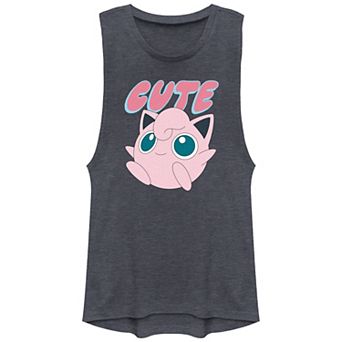 Juniors' Pokemon Jigglypuff Cute Graphic Tank Top