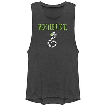 Juniors' Beetlejuice Sandworm Graphic Tank Top
