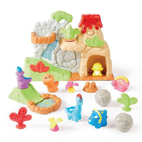 Детские фигурки Kidoozie Volcano Valley Erupting Volcano & Dinosaur Playset