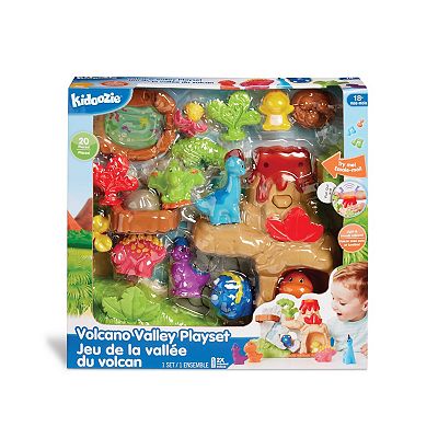 Kidoozie Volcano Valley Erupting Volcano & Dinosaur Playset