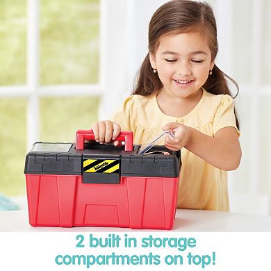 Kidoozie My First Toolbox - Build, Imagine & Learn with 19 Tools