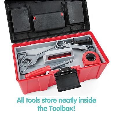 Kidoozie My First Toolbox - Build, Imagine & Learn with 19 Tools