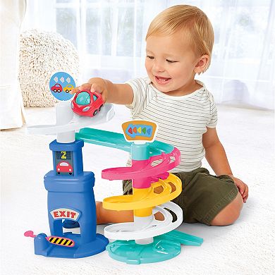 Kidoozie Park 'n Roll Garage 4-Story Spiral Ramp Parking