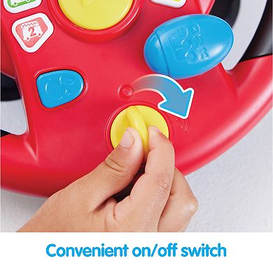 Kidoozie Rev 'N Learn Activity Wheel Sensory Toy