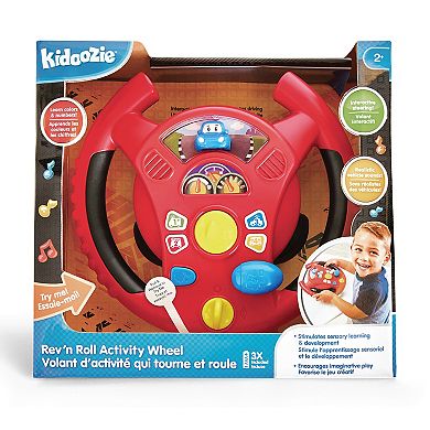 Kidoozie Rev 'N Learn Activity Wheel Sensory Toy