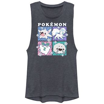 Juniors' Pokemon Ice Blocks Graphic Tank Top