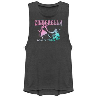 Disney's Cinderella Trying Glass Slipper Juniors' Graphic Tank Top