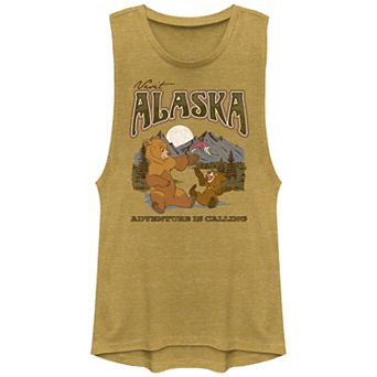 Disney's Brother Bear Visit Alaska Juniors' Graphic Tank Top