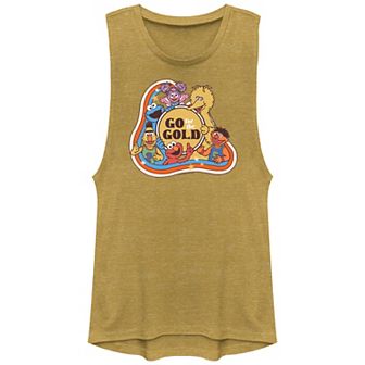 Juniors' PBS Kids Sesame Street Go For The Gold Graphic Tank Top