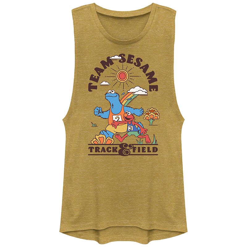 Juniors' PBS Kids Sesame Street Track & Field Graphic Tank Top, Girl's,