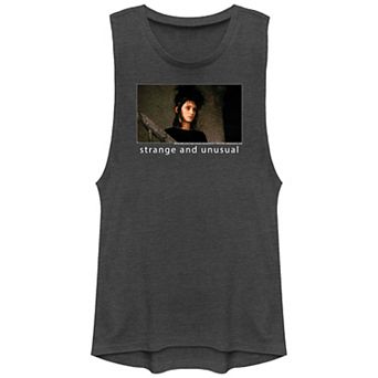 Juniors' Beetlejuice Lydia Strange And Unusual Graphic Tank Top