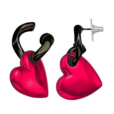 Vera wang heart earrings top