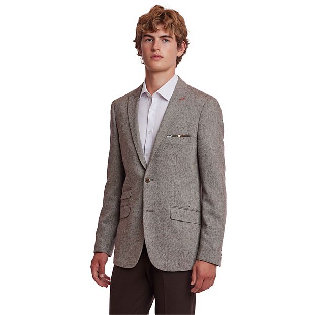 Men's Paisley & Gray Dover Notch Slim Fit Suit Jacket