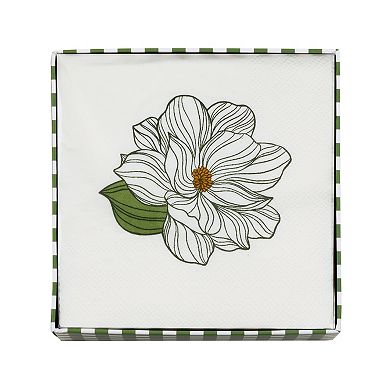 DRAPER JAMES RSVP™ Cocktail Napkins - Magnolia Shadows Eden