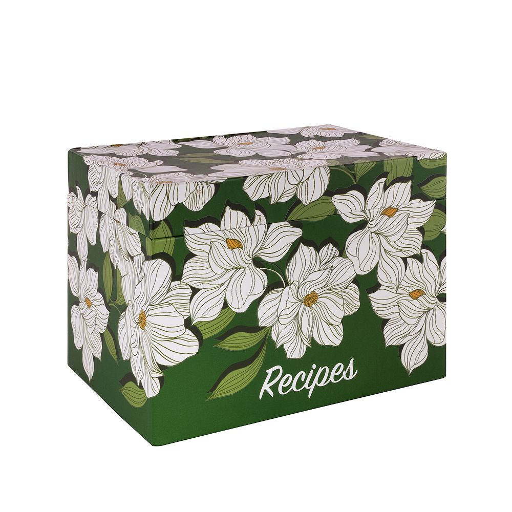 DRAPER JAMES RSVP™ Recipe Box - Magnolia Shadows Eden